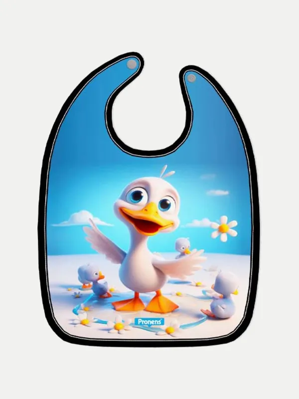 Babero microfibra impermeable Patito Feo