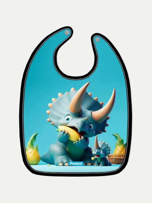 Babero microfibra impermeable Gigantosaurus