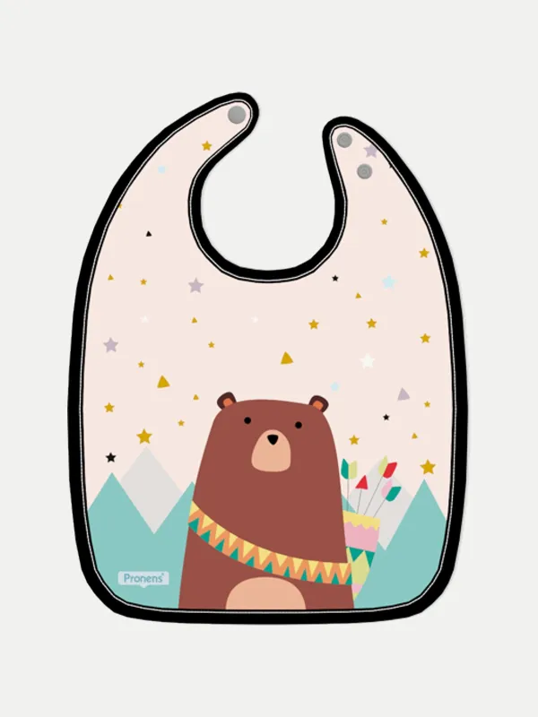 Babero bebé Oso tribal