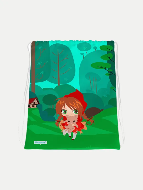 Bolsa mochila impermeable guardería Caperucita roja