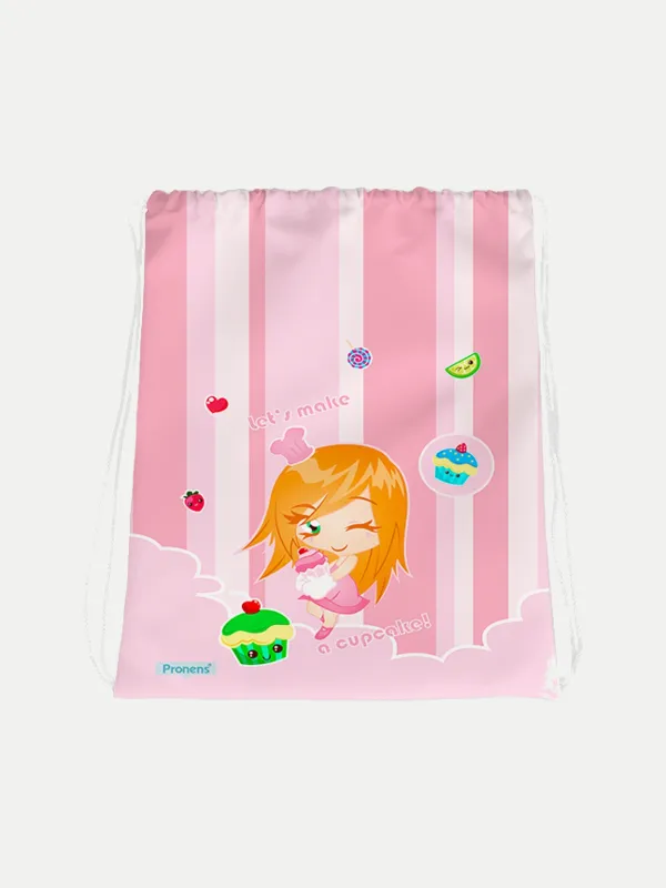 Bolsa mochila guardería personalizada Cupcakes