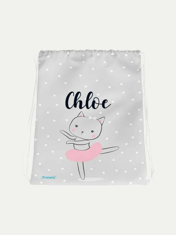 Bolsa mochila guardería personalizada Bailarina