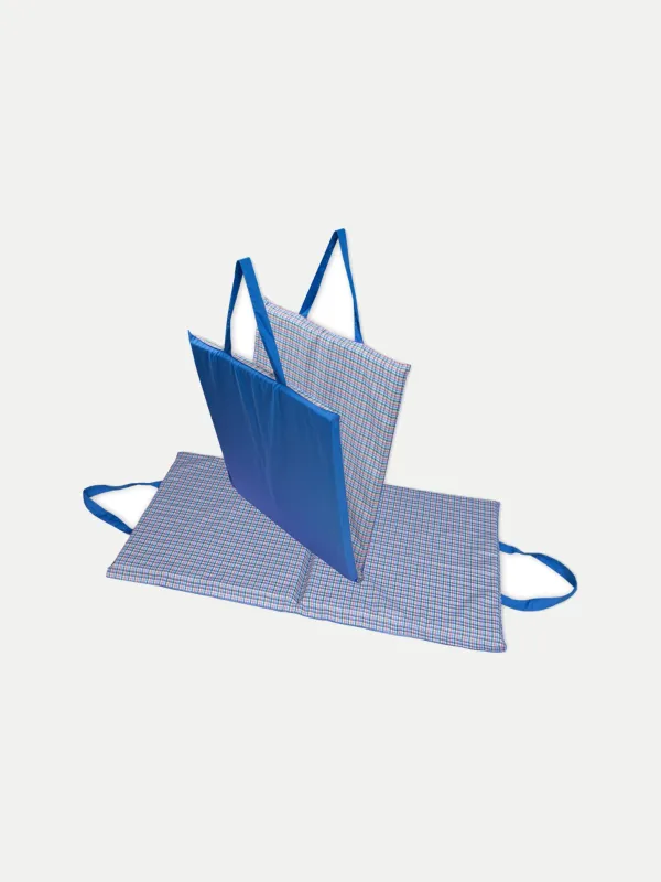 Colchoneta plegable Márfega Azul