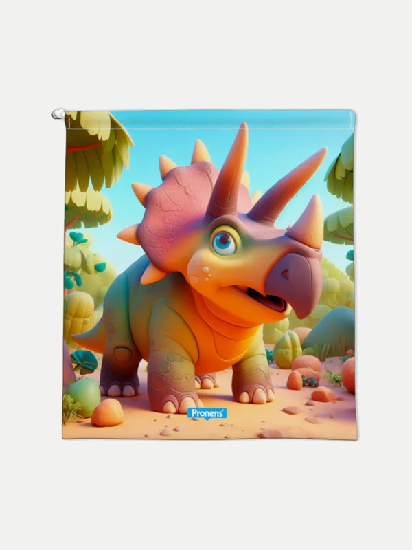 Bolsa guardería impermeable Triceratops