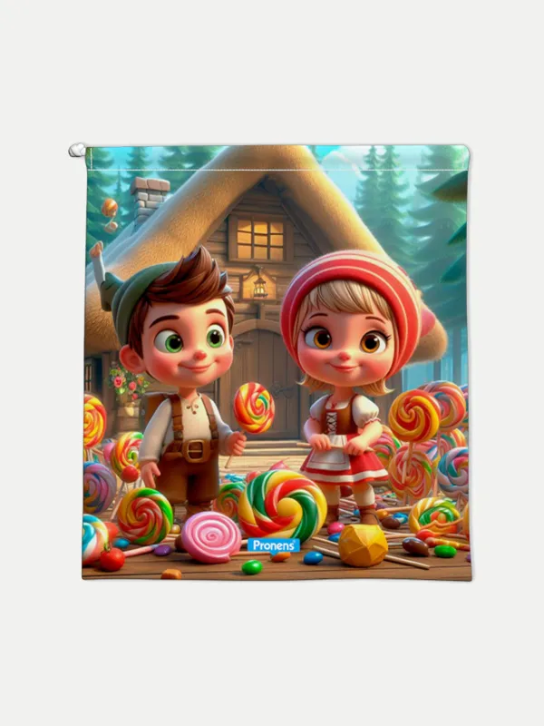 Bolsa guardería impermeable Hansel y Gretel