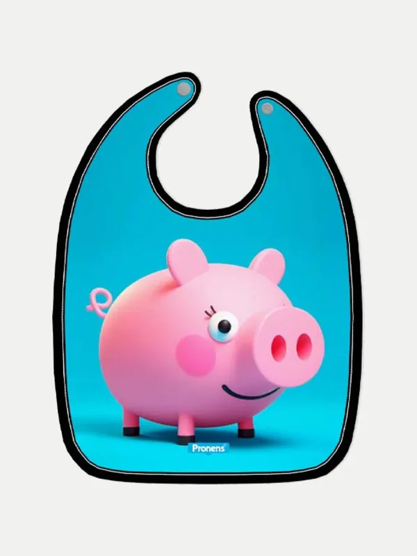 Babero microfibra impermeable Peppa