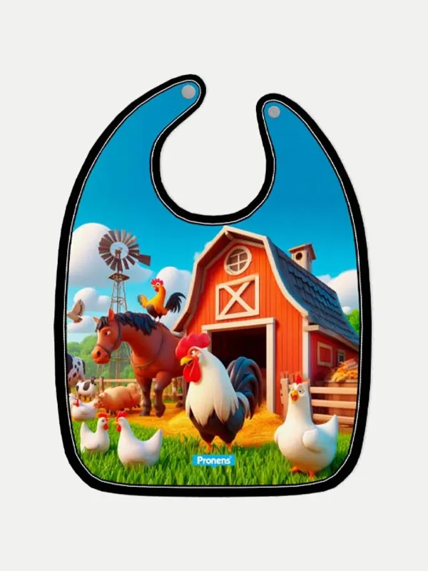 Babero microfibra impermeable Granja