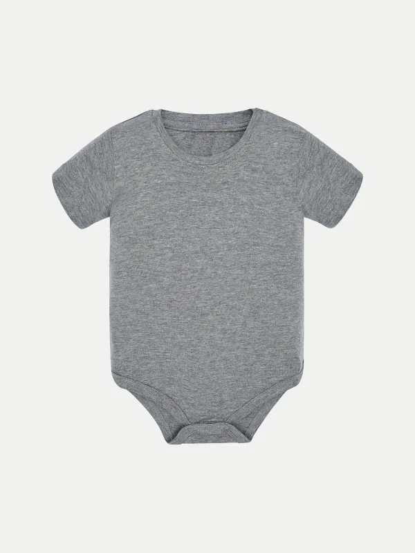 Body bebé liso Gris