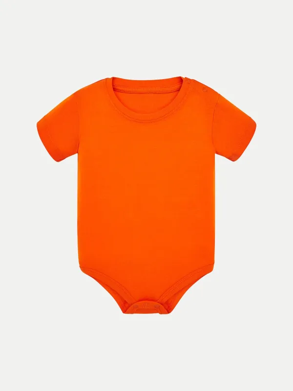 Body bebé liso Naranja