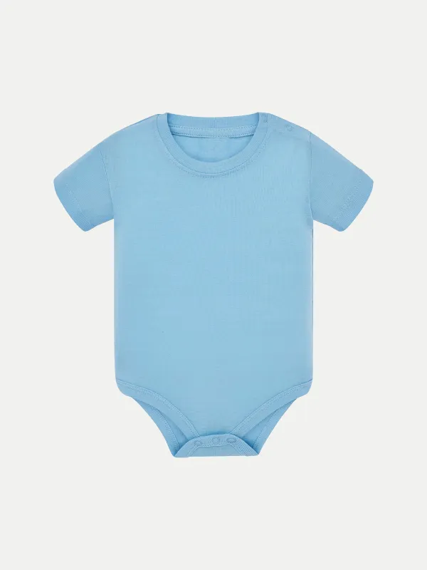 Body bebé liso Azul celeste
