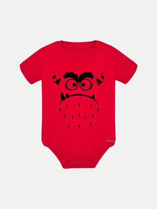 Body bebé Monstruo rojo