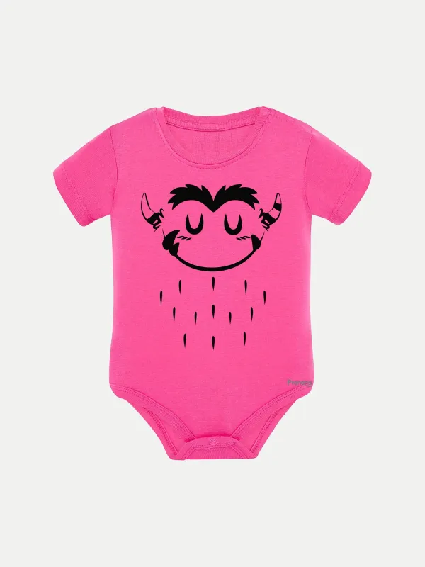 Body bebé Monstruo rosa