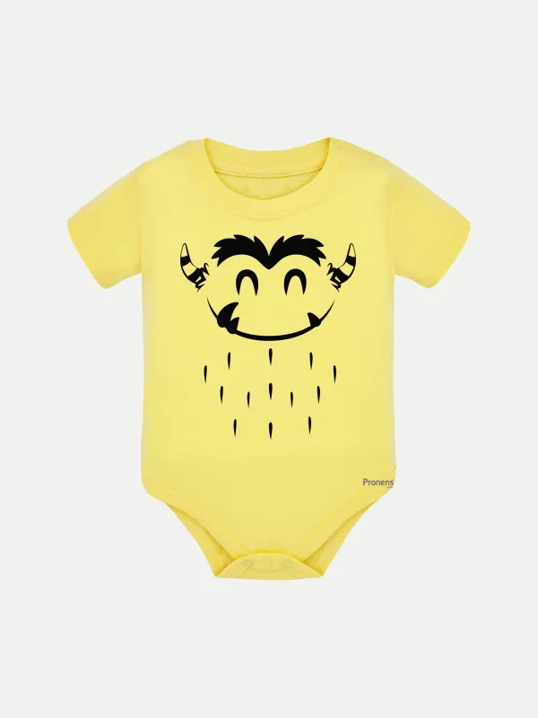 Body bebé Monstruo amarillo