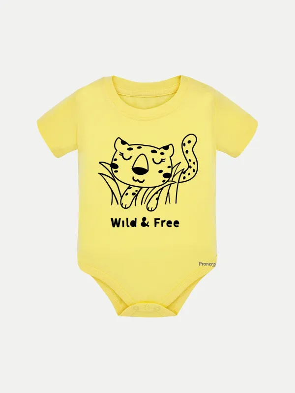 Body bebé Wild Leopard
