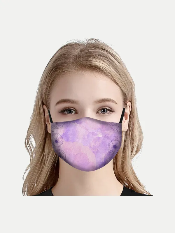 Mascarilla higiénica Acuarela