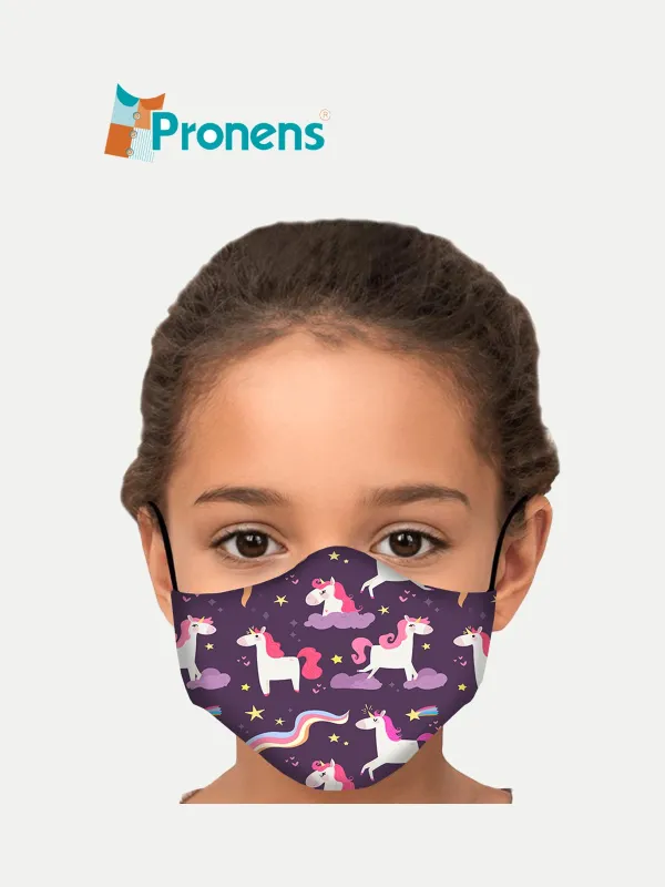 Mascarilla higiénica Unicornio