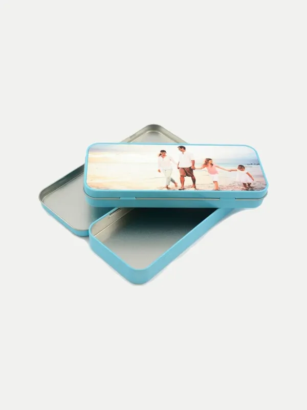 Estuche metálico escolar personalizado