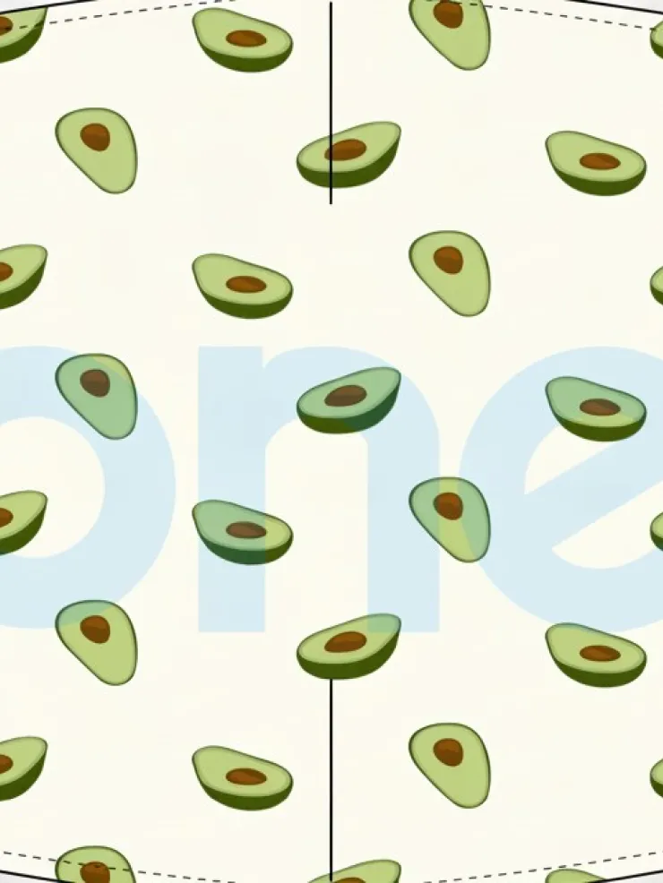 Mascarilla higiénica Aguacates, foto 4