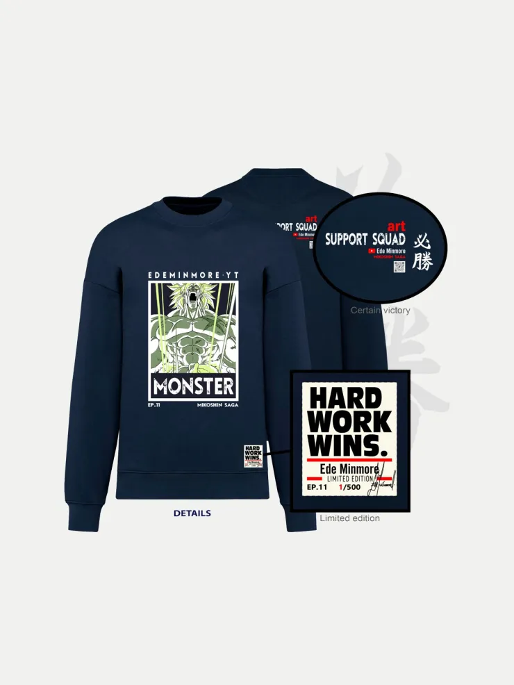 Colección Sudadera oversize edición limitada Broly Mikoshin Saga Episode 11 - Ede Minmore