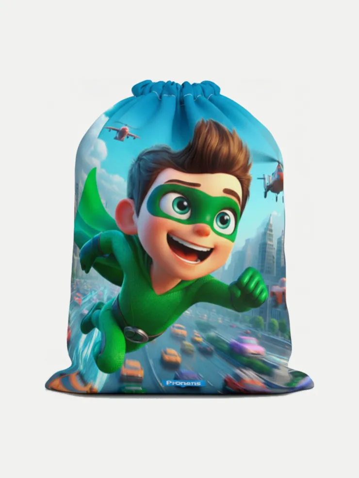 Bolsa impermeable Gecko, vista de la bolsa cerrada