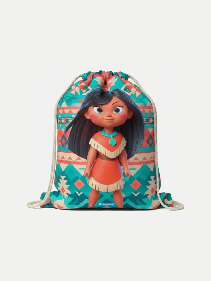 Bolsa impermeable Pocahontas, vista de la bolsa cerrada