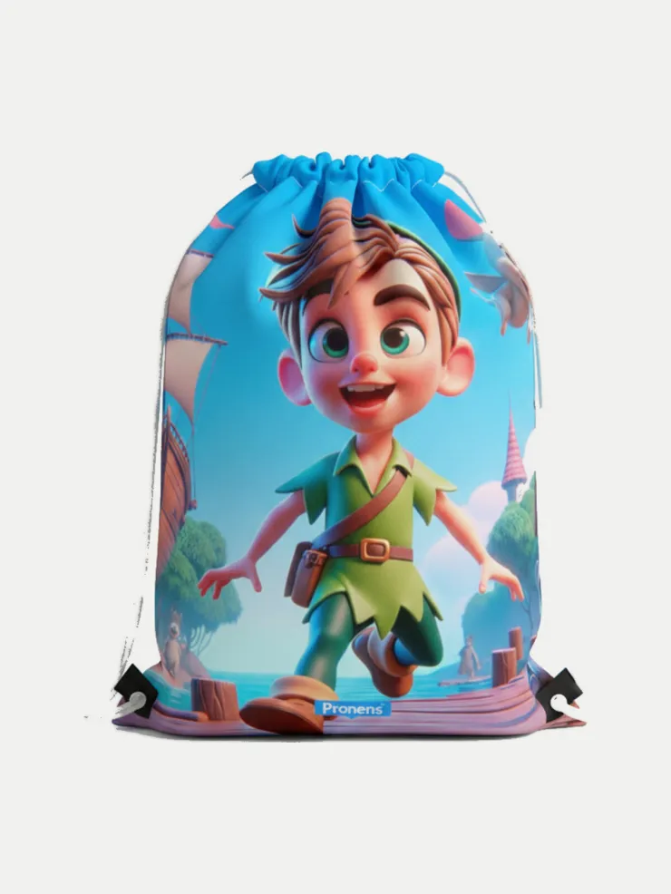 Bolsa impermeable guardería Peter, vista de la bolsa cerrada