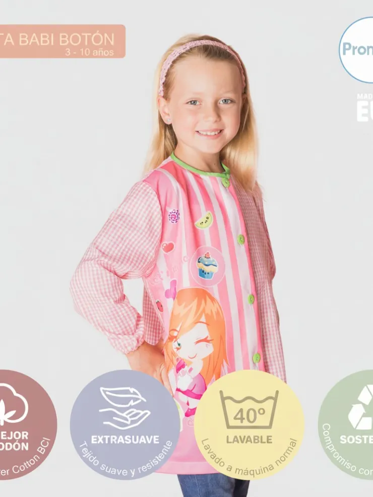 Bata babi escolar Cupcake
