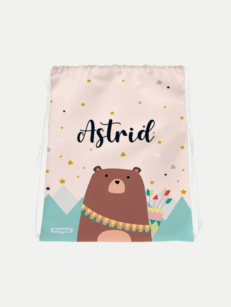 Bolsa mochila impermeable guardería Oso Tribal, foto 3