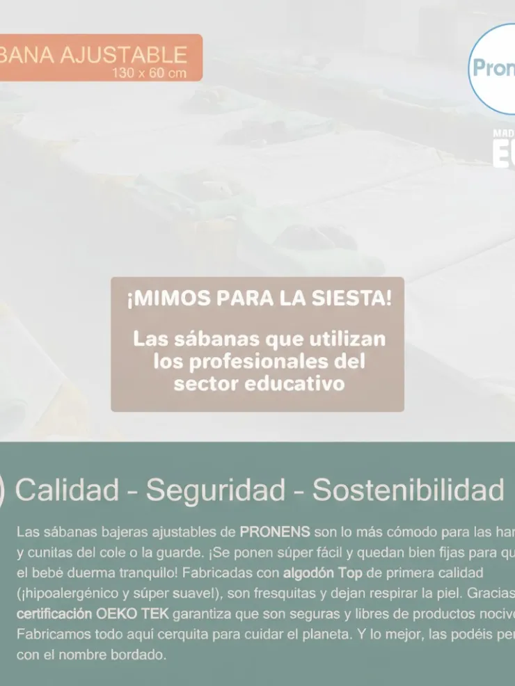 Sábana bajera ajustable para hamaca de guardería, foto 4