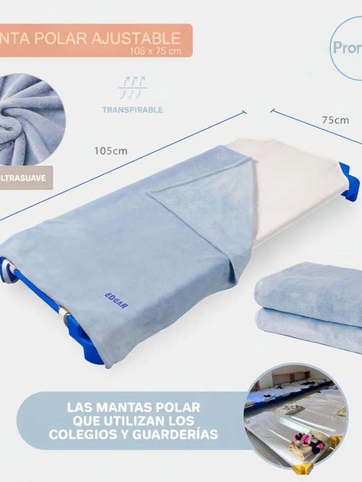 Manta polar para cuna y hamaca escolar, foto 4