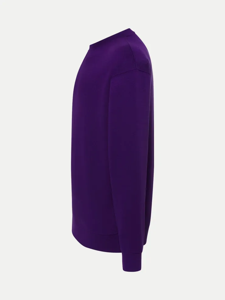 Sudadera lila personalizada con iniciales, foto 4
