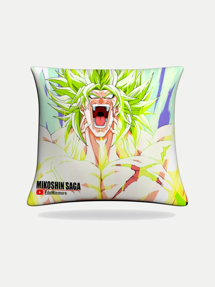 Cojín Dragon Ball Mikoshin Saga: Broly - Fan Art by Ede Minmore