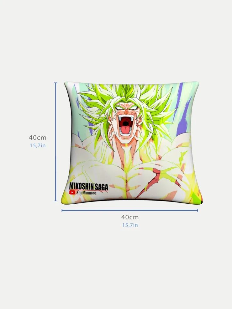Cojín Dragon Ball Mikoshin Saga: Broly - Fan Art by Ede Minmore, foto 5