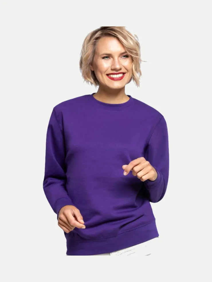 Sudadera lila personalizada con iniciales, foto 3