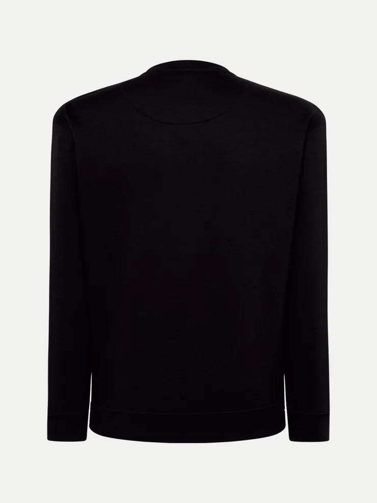 Sudadera negra personalizada con iniciales, foto 5