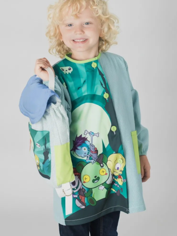 Bata babi escolar Zombi