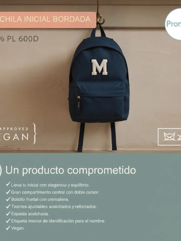 Las seis combinaciones de color de la inicial