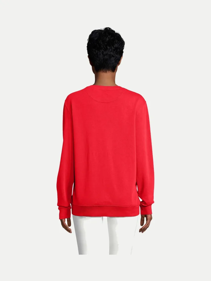 Sudadera roja personalizada con iniciales, foto 5
