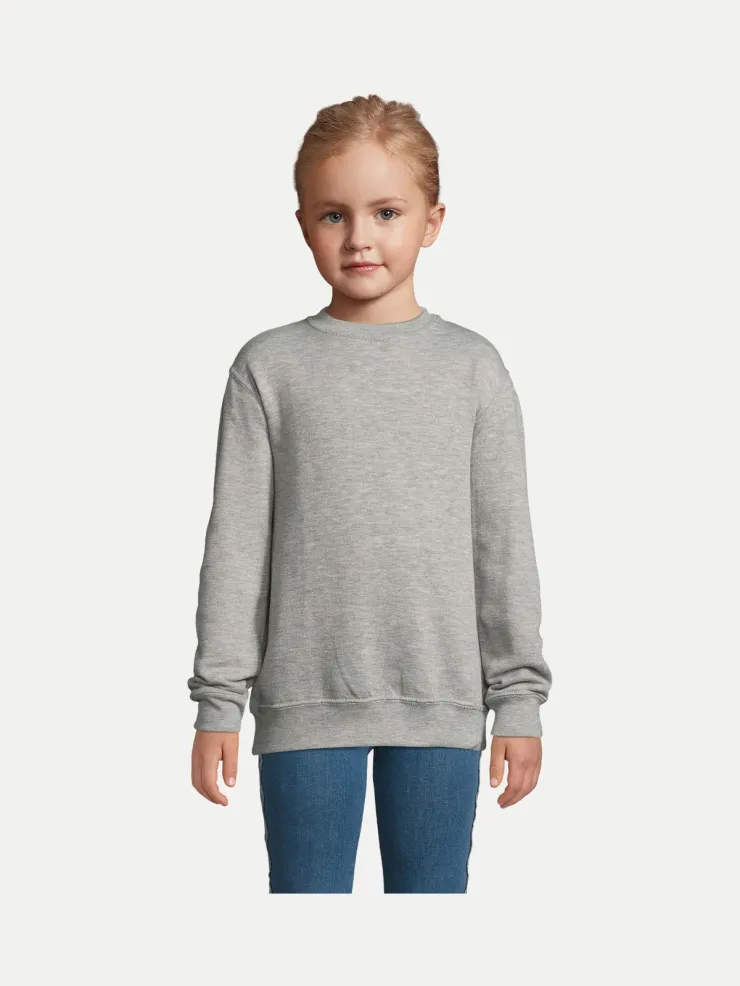 Sudadera gris personalizada con iniciales, foto 3